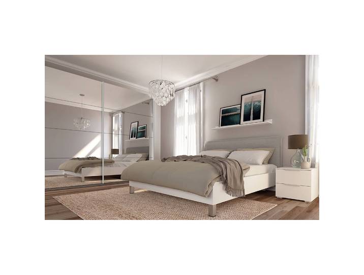 Schwebetürenschrank reflect 270 x 236cm Grau/Seidengrau 2 Türen