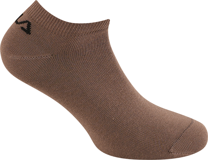 Fila "UNISEX INVISIBLE PLAIN SOCKS" 3 Paar, mit eingestricktem Logo an der Ferse