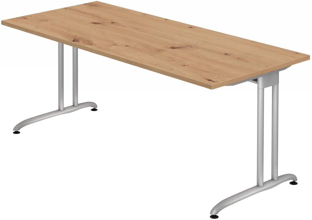 HJH Office BELA 19 S uitbreidbare bureau in eiken