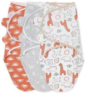 The Peanutshell Desert Safari Swaddles, 3-Pack, Small/Medium