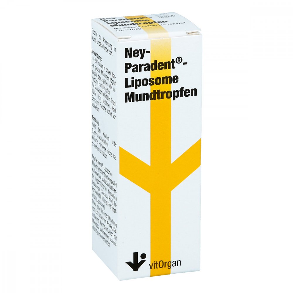vitOrgan Arzneimittel GmbH Neyparadent Liposome Mundtropfen 01420431