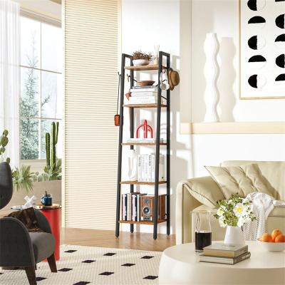 No "5 Tiers Ladder Bookcase - 11.81""D x 13.39""W x 62.99""H"