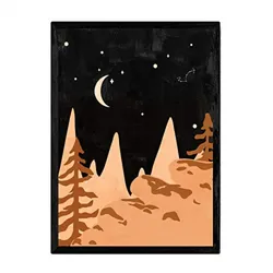 POSTER Natur Landschaften A4 Rahmenlos