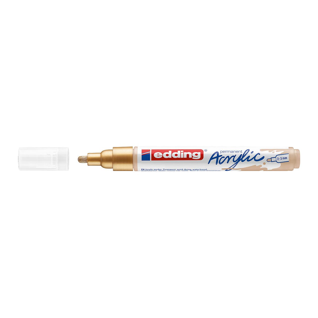 edding 5100 Acrylstift gold 2,0 - 3,0 mm, 1 St.