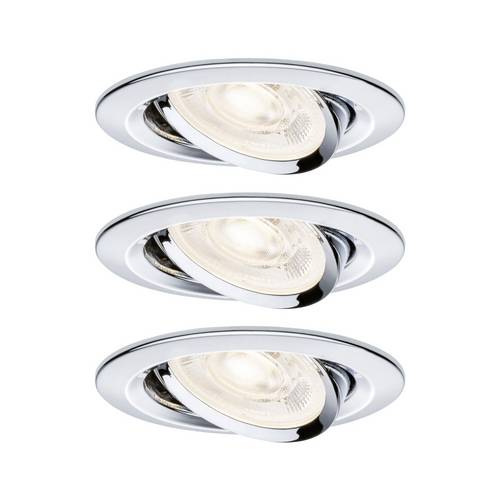 Paulmann 92274 Nova LED-Einbauleuchte GU10 4.9W Chrom