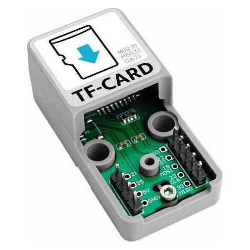 M5Stack Atomic TF-Kartenleser, Unterstützt bis 16GB FAT/FAT32, Selbstauswerfend, für ATOM Serie (A135)