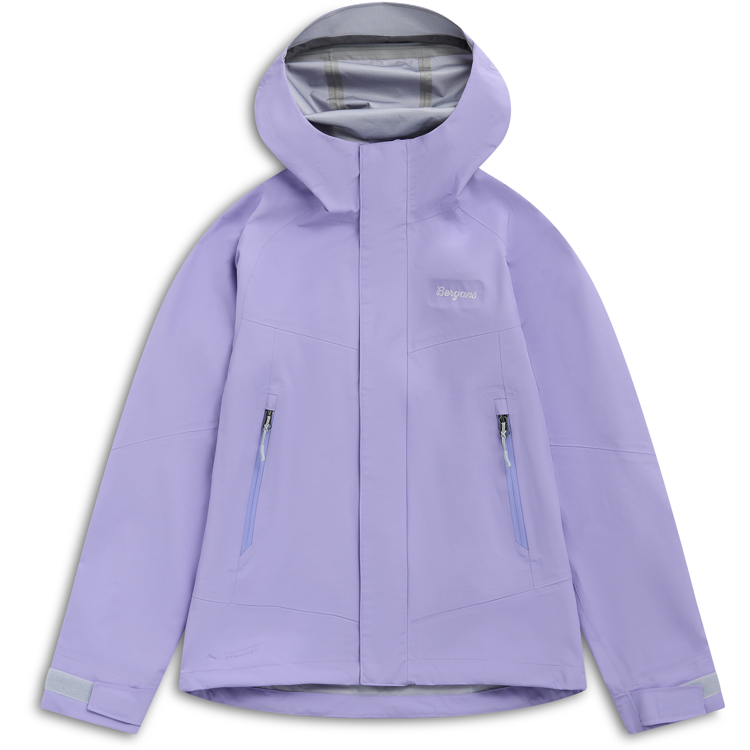 Bergans 3L Shell Kinder Regenjacke lila Größe 128 Trekking Elastisch Wasserabweisend