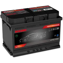 Acconic VP57412 Performance 75Ah Autobatterie 574 012 068
