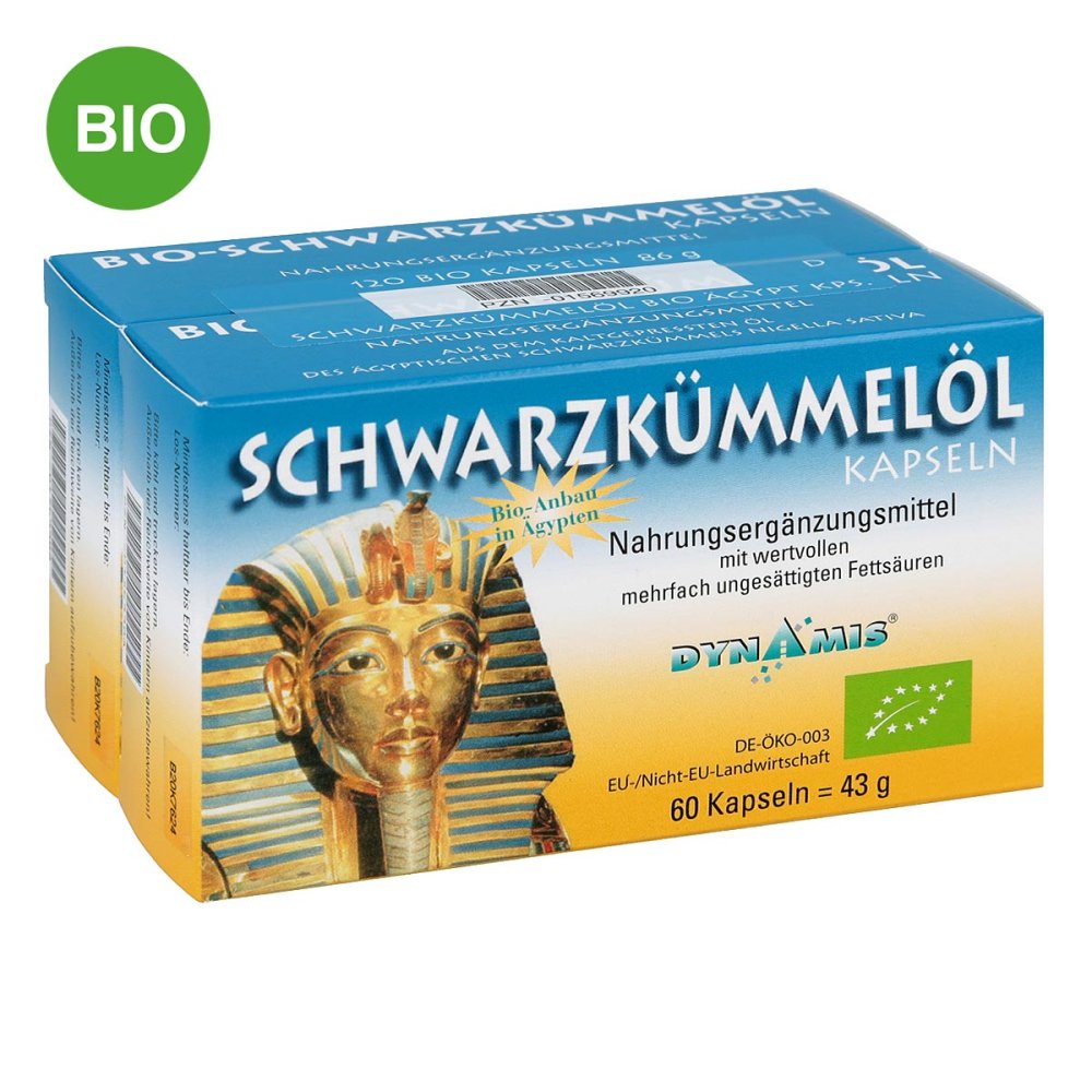 Dynamis Gesundheitsprod.Vertr.GmbH Schwarzkümmel Bio ägypt. Kapseln 01569920