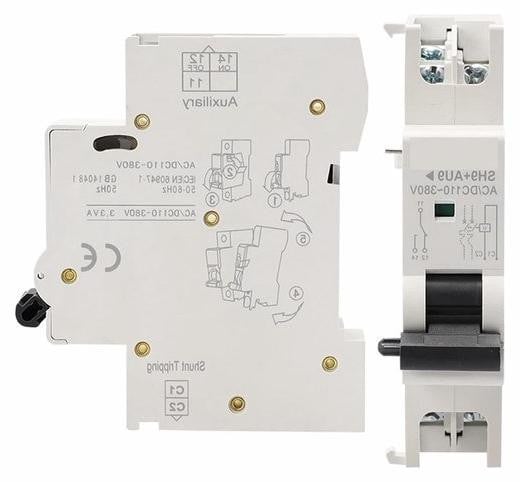 Hulpcontact Ontspanner - Schakelaar Accessoire voor Stroombeveiliging en Onderspanningsdetectie - 1 stuk