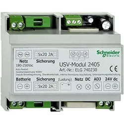 Schneider Electric USV-Netzteil 24VDC ohne Batterie für ELG740230, USV