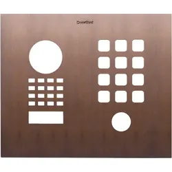 DoorBird D1101KH Classic Aufputz/ Unterputz Frontblende – Echte Baubronze