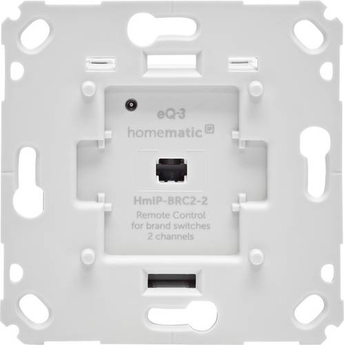 Homematic IP Wandtaster Funk Wandtaster für Markenschalter - 2-fach, 230V