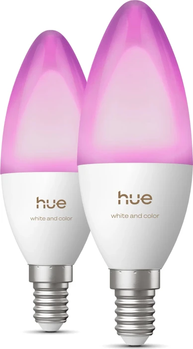 Philips Hue White and Color Ambiance 6W E14 2er-Set, 2 Stk