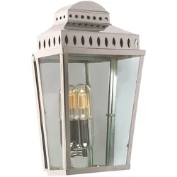 Elstead Lighting, Gartenbeleuchtung, Mansion House Aussen-Wandleuchte E27 Poliertes Nickel IP44 (E27, IP44)
