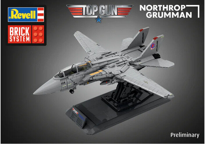 Maquette Brick System 2687 pcs F-14A Tomcat « Top Gun » de Maverick Echelle 1:32 - Revell