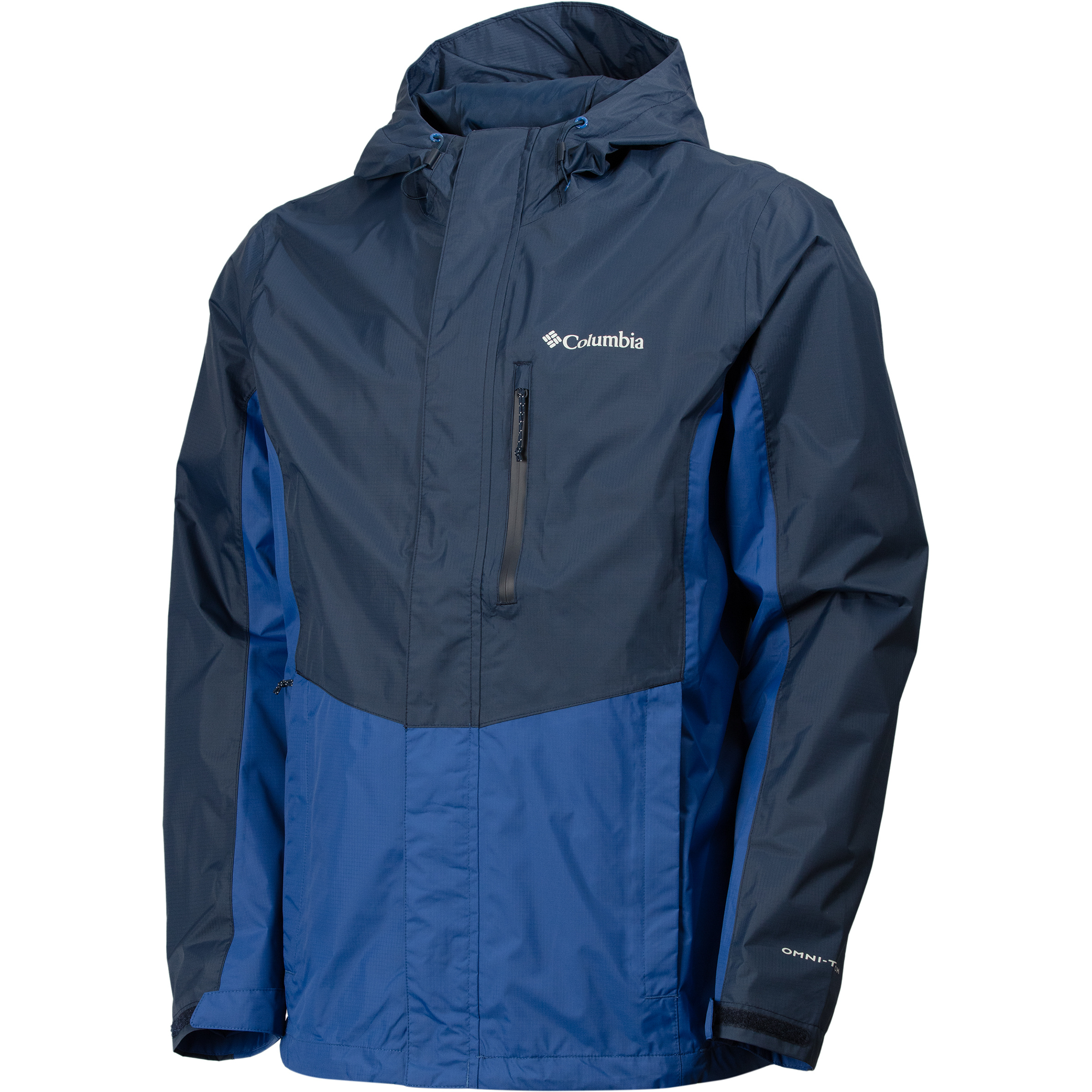 Columbia Pouring Adventure III Herren Regenjacke blau Größe S Camping Wasserabweisend