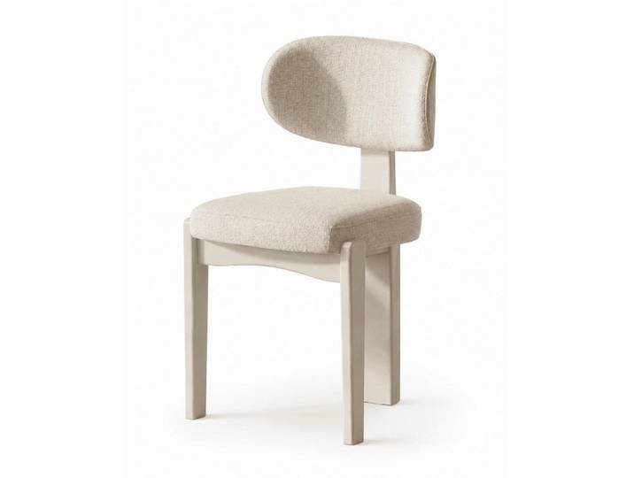 Xlmoebel Esszimmerstuhl Moderner beiger gepolsterter Esszimmerstuhl im Designerstil, Made in Europa