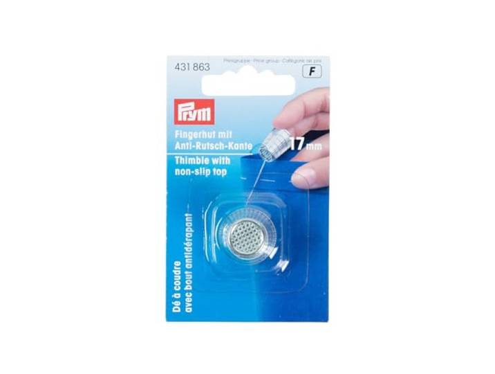 Prym - Prym Gegoten Zink Zilver (17mm) Vingerhoed - 1 Stuk