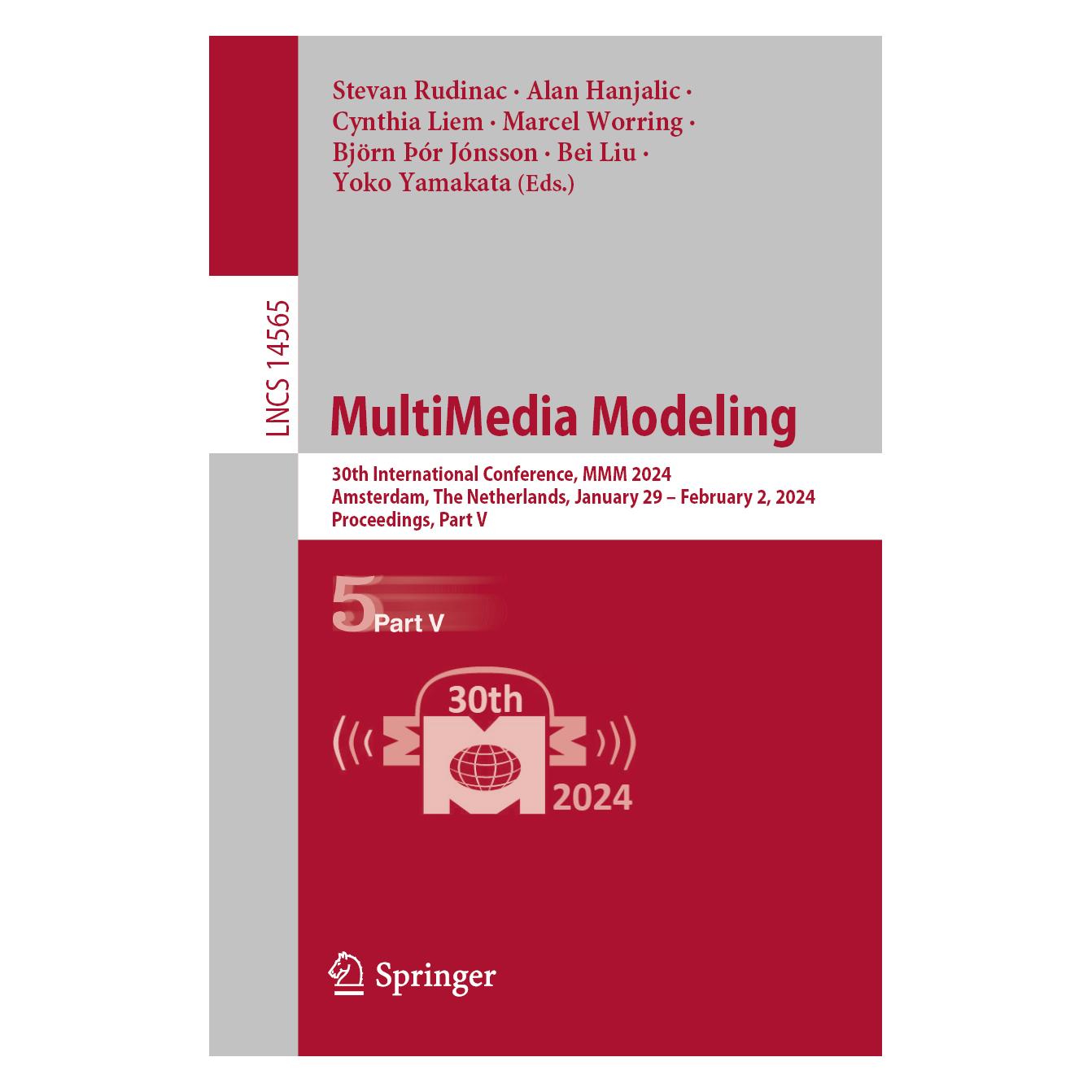 Springer MultiMedia Modeling (Englisch, Softcover, Alan Hanjalic, Bei Liu, Björn Þór Jónsson, Cynthia Liem, Marcel Worring, Stevan Rudinac, Yoko Yamakata) (57014164)