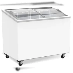 CombiSteel Gefriertruhe mit Glasdeckel 297 L