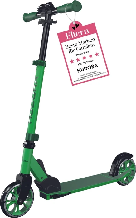Hudora Scooter UP 145 Junior (grün/schwarz)