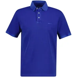 GANT Herren Poloshirt, ausgewaschen - SUNFADED POLO, Washer, Kurzarm, Knopfleiste Blau (Royal Blue) / L