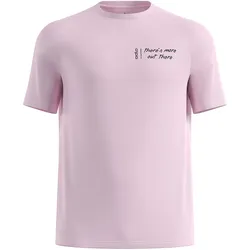 Odlo, Herren, Sportshirt, Essential Print (M), Rosa, Pink