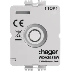 Hager WDA2536W LED-Modul Drehschalter 230V ohne Neutralleiter