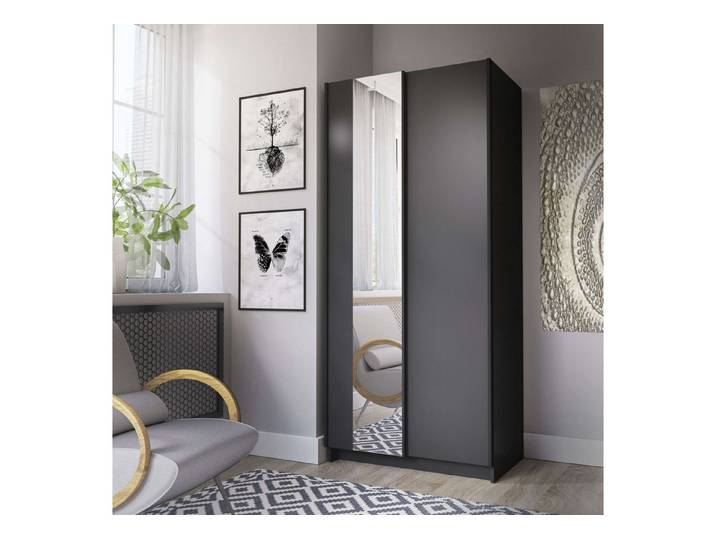 Home affaire Kleiderschrank Hildreth, Wäscheschrank, Schwebetüren, Versand nur 4,95?! mit Spiegel, FSC®-zertifizierter Holzwerkstoff, in 3 Breiten