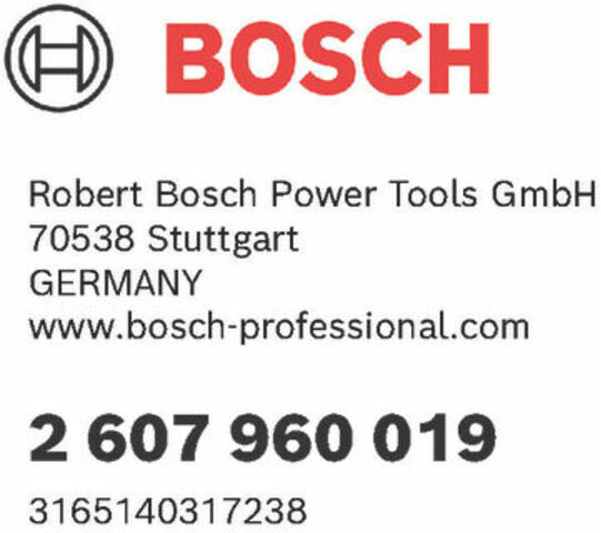 Bosch Einlegeplatte passend zu GCM 10 S + GTA 2600 Professional (2607960019)