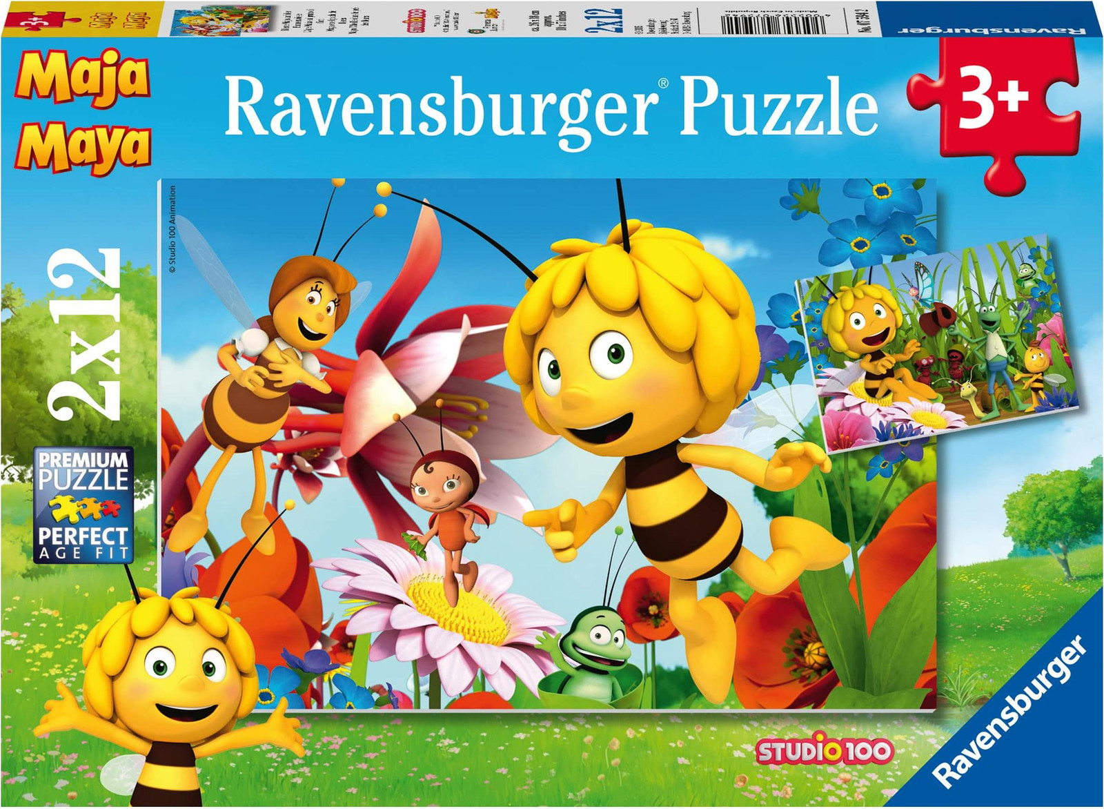 Ravensburger Biene Maja op de bloemenweide puzzel