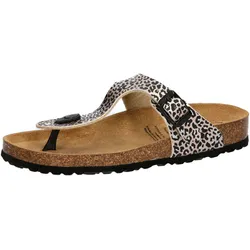 Zehentrenner LICO "Pantolette Bioline Trend", Damen, Gr. 37, rosa, Synthetik, Schuhe Zehentrenner