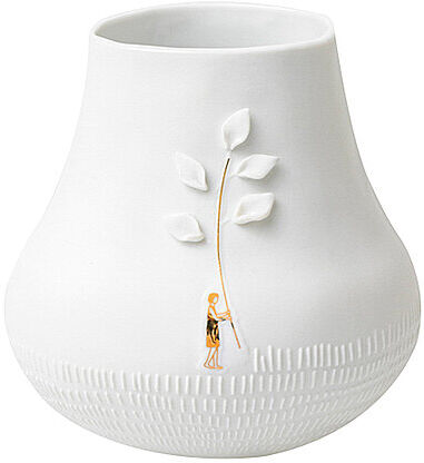 RAEDER Vase DANKBAR 11x11cm Weiss weiss B
