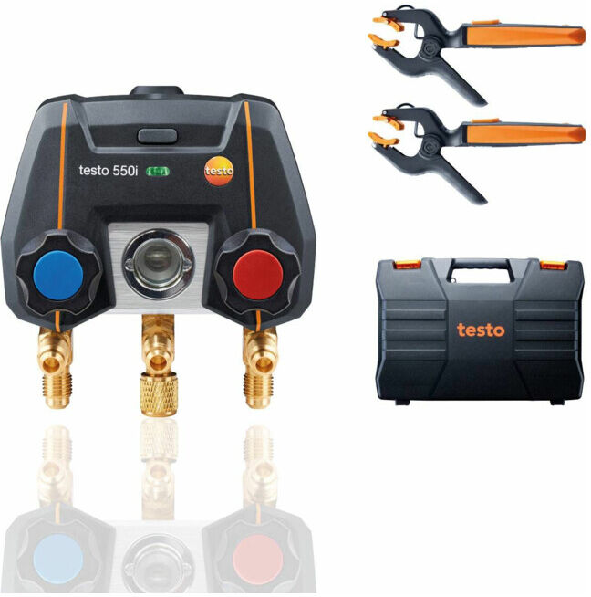 Testo 550i Smart Set aide de montage numérique contrôlée par application (0564 3550)