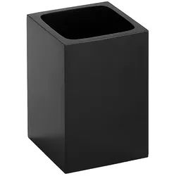 Brillantbad MAX Glashalter Polyresin Schwarz 75x115x75 mm für Bad & Küche >> Freistehend anwendbar