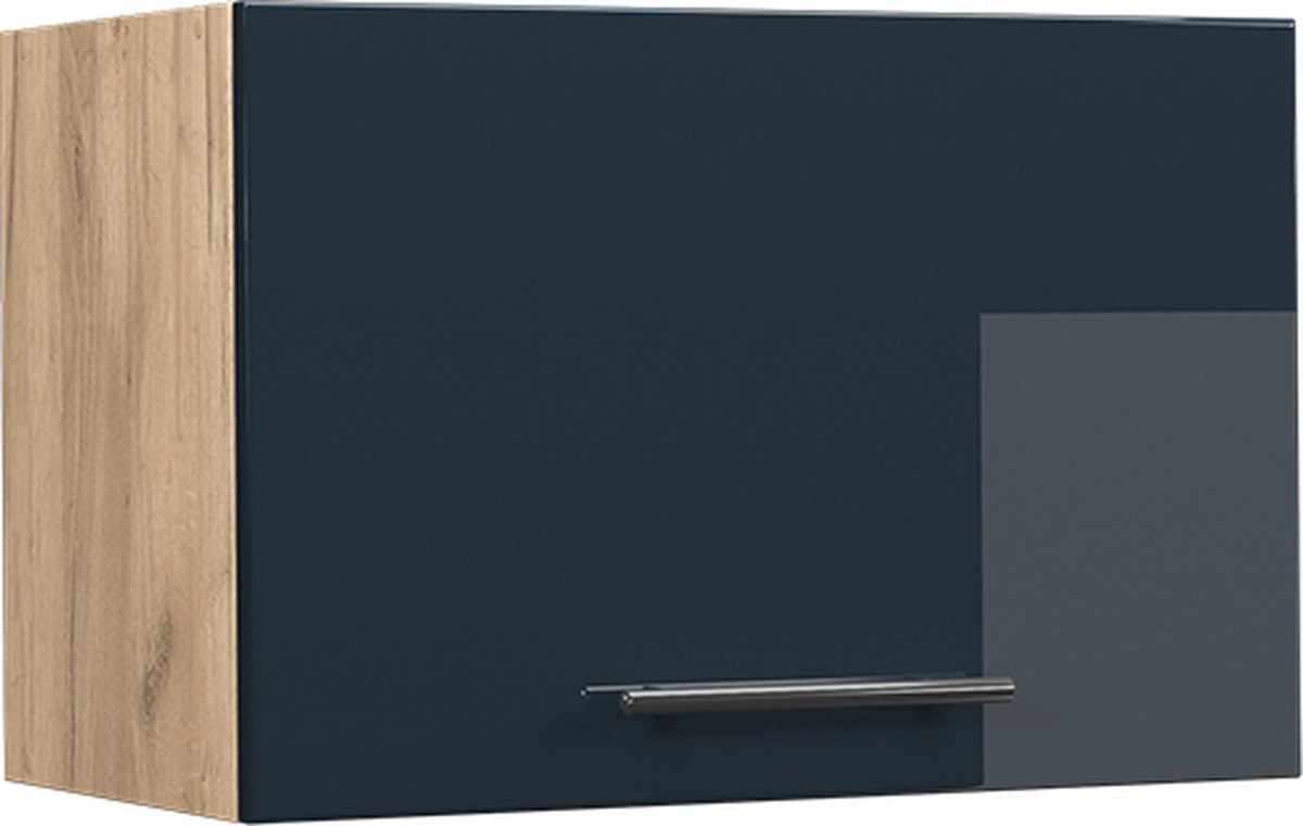 Vicco Fame-Line Keukenkast Wandmeubel Donkerblauw Hoogglans