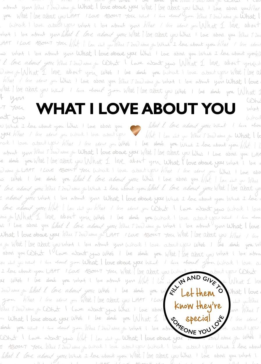 What I Love About You 3 Books Collection Set by Frankie Jones - Hardback Fill-In Gift Journals for Partner, Mum & Best Friend - Studio Press