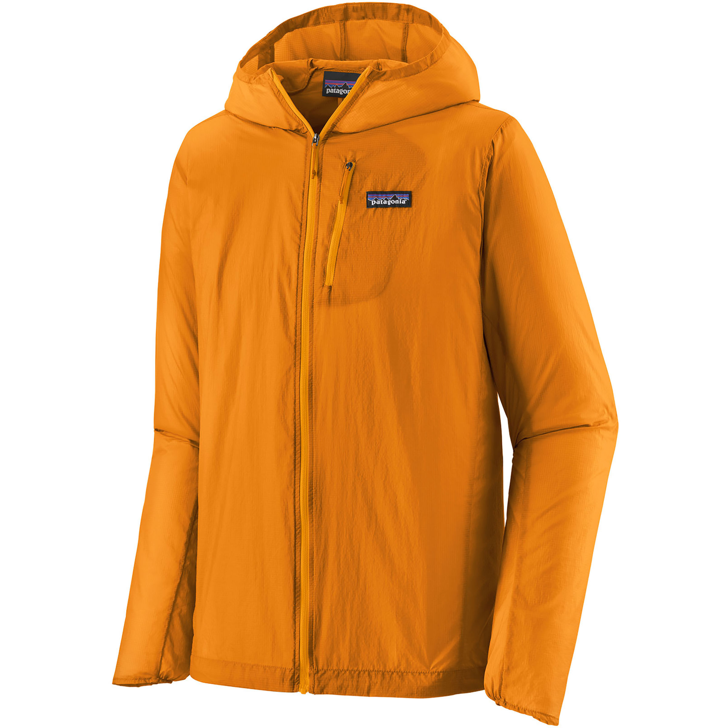 Patagonia Houdini Herren Laufjacke orange Größe L Trekking Klein verpackbar Wasserabweisend
