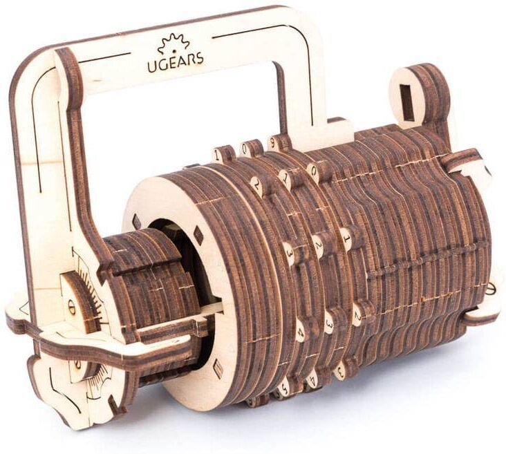 La Serrure Cryptex UGEARS – Puzzle 3D Mécanique en bois