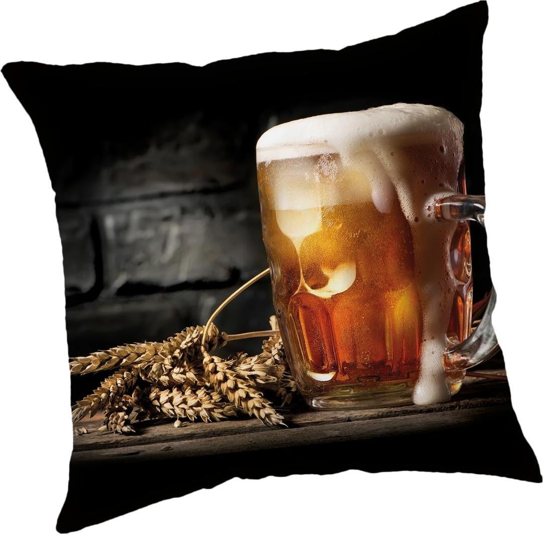 Jerry Fabrics Bier Kussenbezug 40 x 40 cm