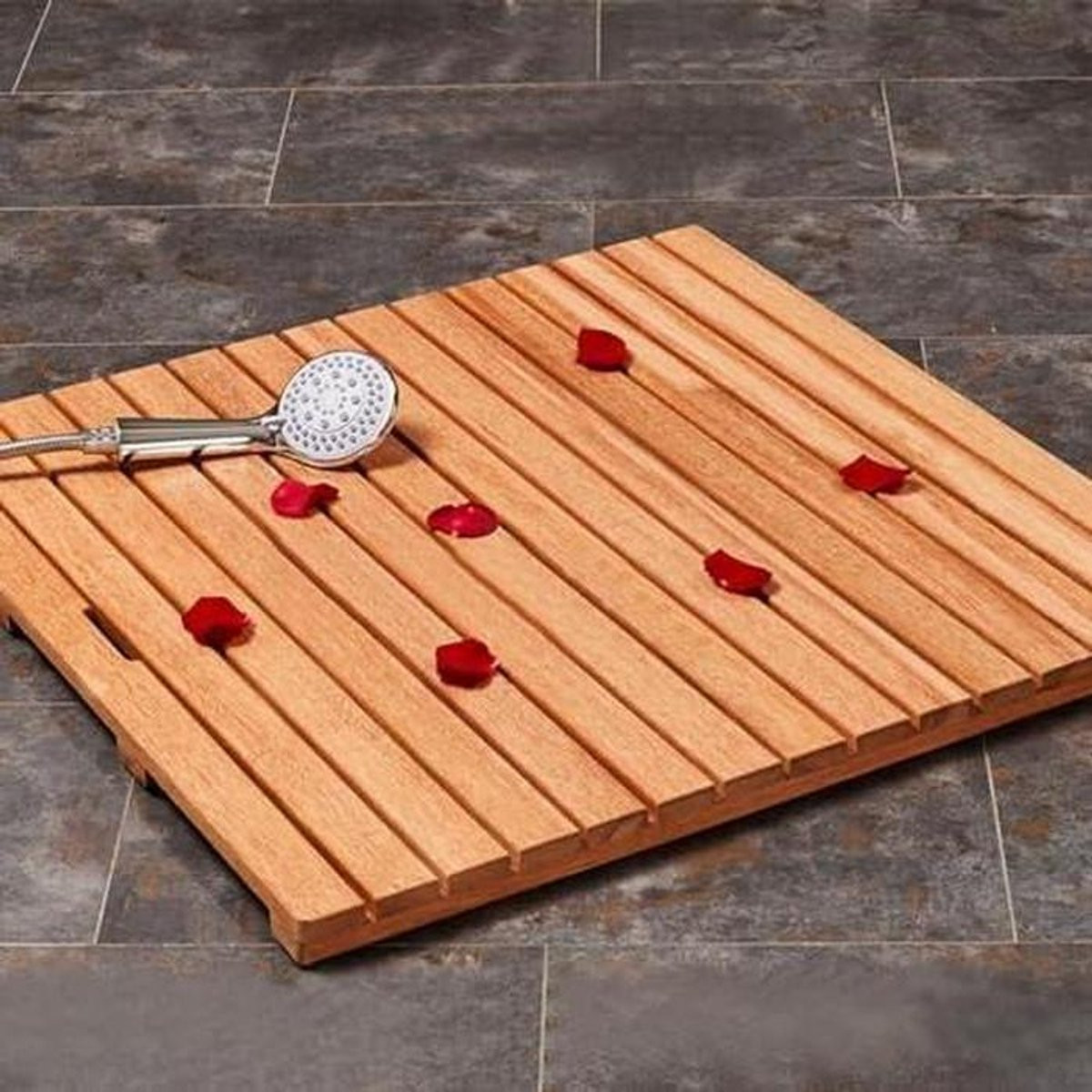 Bamboe Badmat met Antislip Ontwerp voor Badkamer Decoratie