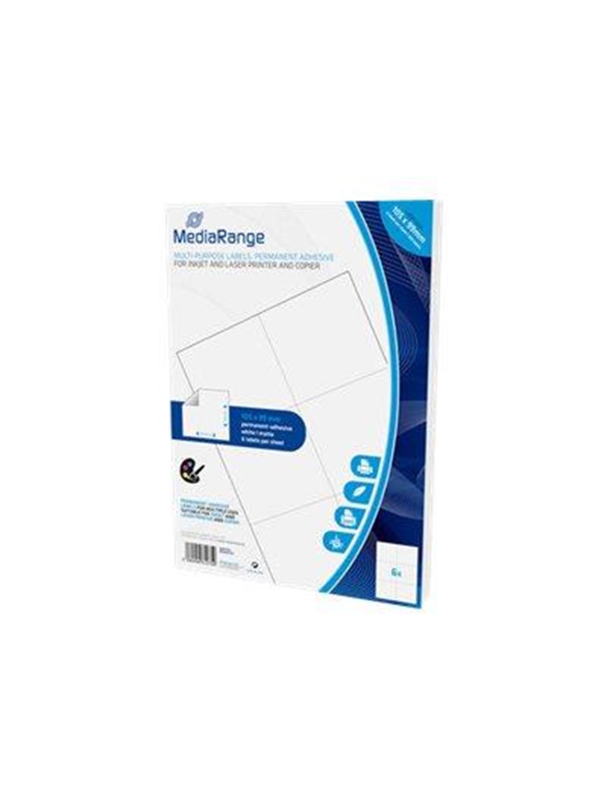 MediaRange MRINK144 - multi-purpose labels - 300 label(s) - 105 x 99 mm