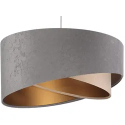 HÄNGELEUCHTE Grau 50/23 cm