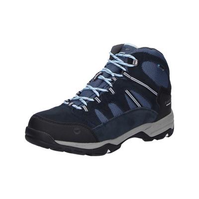 Wanderschuh HI-TEC "Bandera II", Damen, Gr. 38, blau, Obermaterial: 50% Rindsleder Leather cow. 50% Nylon NY., Schuhe Wanderschuh