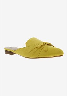 Women's Flick Mule by Bellini in Yellow Microsuede (Size 6 M)