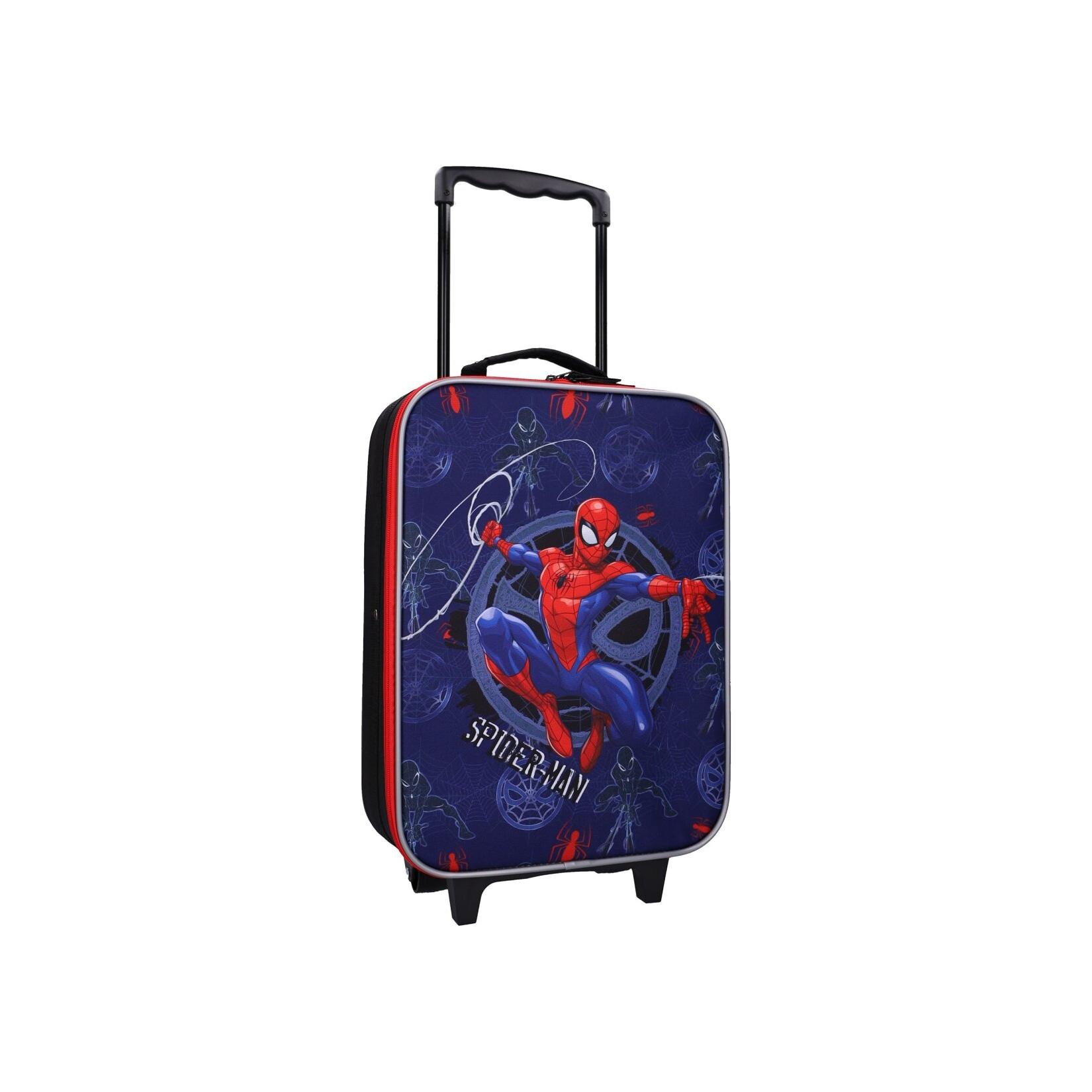 Spider Man Kinder Trolley Koffer Reisekoffer mit Rollen für Urlaub