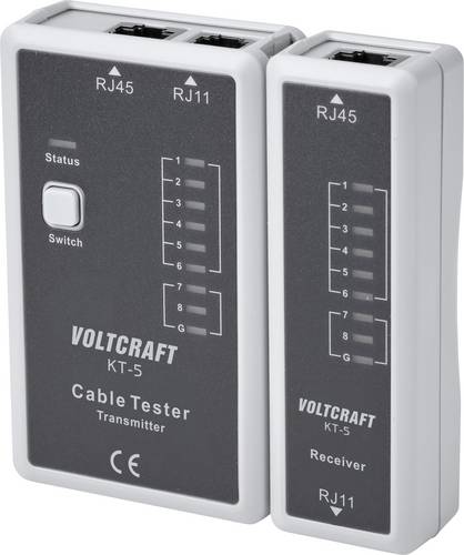 VOLTCRAFT Kabeltester VC-18799325 KT-5 Telekommunikation