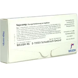 WELEDA NAJA COMP.Ampullen 8 St Ampullen