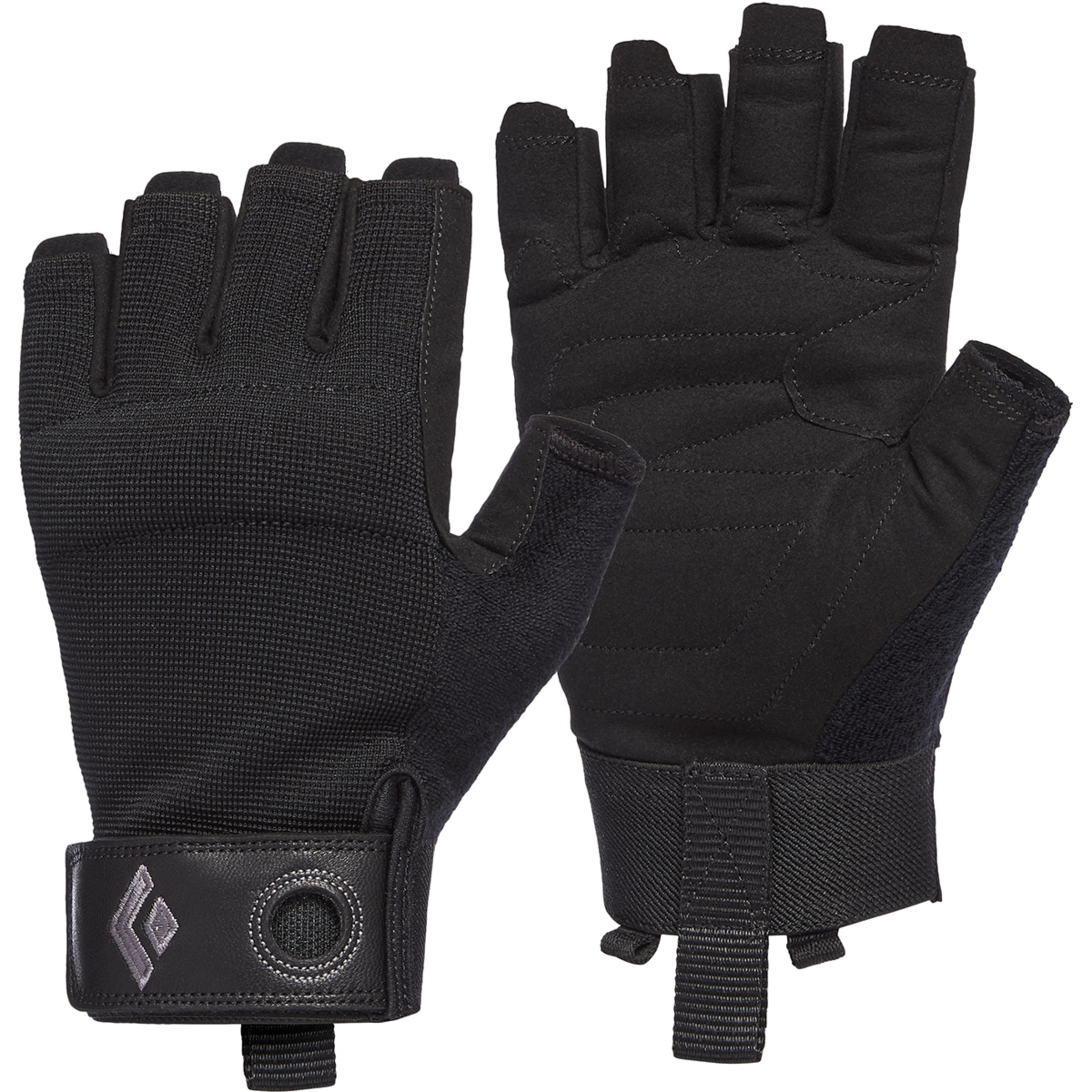 Black Diamond Crag Half-Finger Kletterhandschuhe Klettersteig-Handschuhe schwarz Größe XL Alpinklettern | Klettersteig Widerstandsfähig